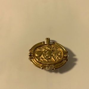 Brooch, Pendant. Pearl and Gold Plate Ivanka’s  piece.
